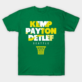 Seattle Throwback Basketball T-Shirt