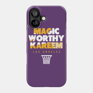 Los Angeles Throwback Basketball Phone Case