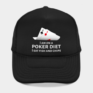 Funny No Limit Texas Holdem Poker Player Gift - Poker Diet Hat