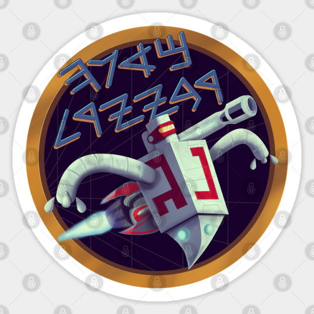 MECHA DREIDEL Sticker by droidmonkey