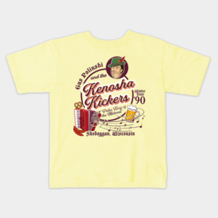 Kenosha Kickers the Polka King of the Midwest Kids T-Shirt