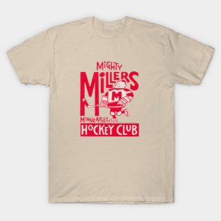 Defunct Minneapolis Mighty Millers Hockey Club 1960 T-Shirt