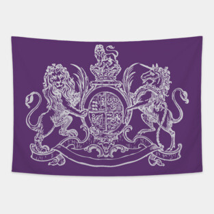 Lion and the Unicorn Tapestry