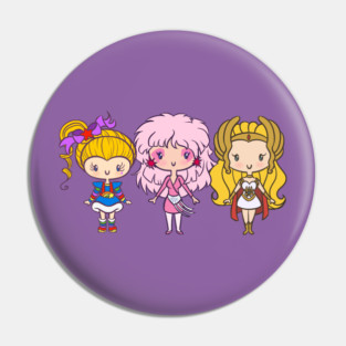 Lil' CutiEs- Eighties Ladies Pin