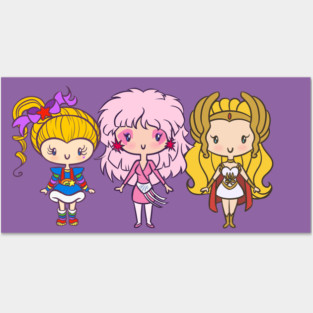 Lil' CutiEs- Eighties Ladies Posters and Art