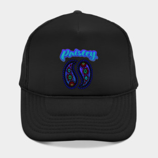 Paisley Blue Hat