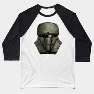 Tank Trooper - Olive Baseball T-Shirt