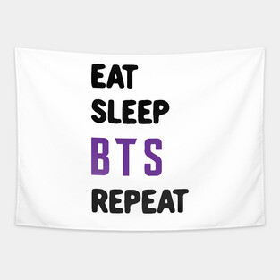 Eat sleep BTS repeat Tapestry