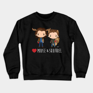 Love Moose & Squirrel - Supernatural Crewneck Sweatshirt
