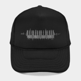 Piano keys Hat