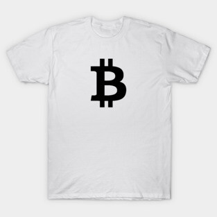 Bitcoin Logo Black - Crypto T-Shirt