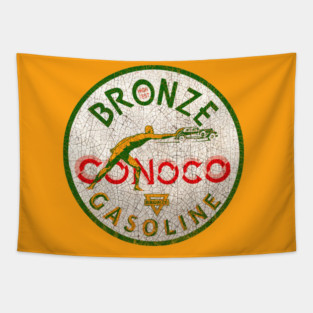Bronze Conoco Gasoline Tapestry