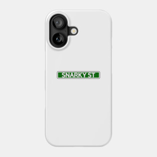 Snarky St Street Sign Phone Case