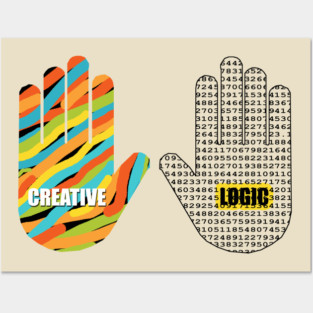 Left Handed Vs Right Handed Posters and Art