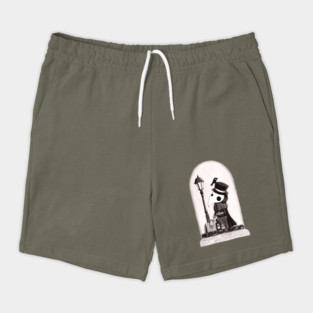 Plague Doctor in a Glass Bell Shorts