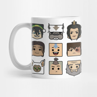 Avatar & Friends - Avatar the Last Airbender Mug