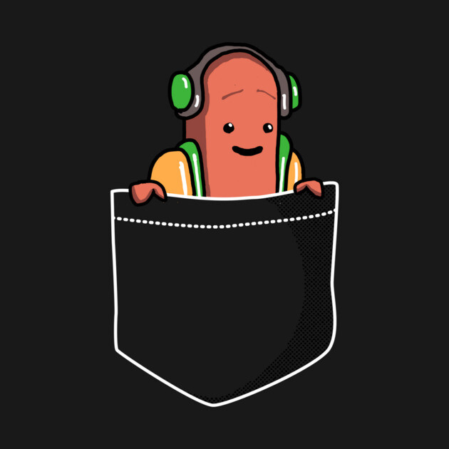 Pocket Hot Dog Dancing HotDog Filter Meme by dumbshirts