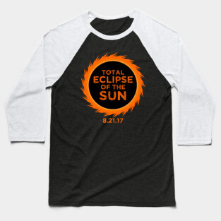 Total Eclipse of the Sun Baseball T-Shirt
