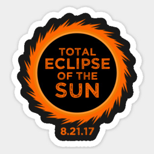 Total Eclipse of the Sun Sticker