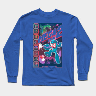 Robot Masters of Mega Man 2 Long Sleeve T-Shirt
