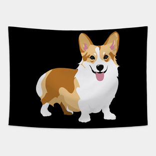 Corgi Tapestry