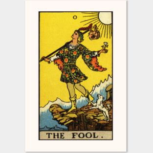 The Fool Tarot Card Posters and Art
