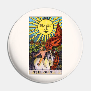 The Sun Tarot Card Pin