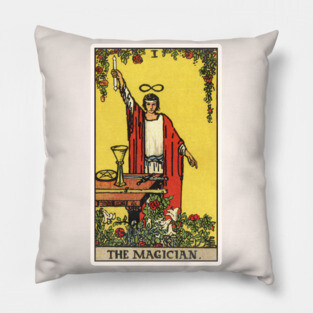 The Magician Tarot Card Pillow