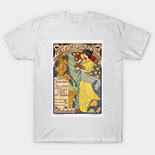 Art et decoration France Vintage Poster 1898 T-Shirt
