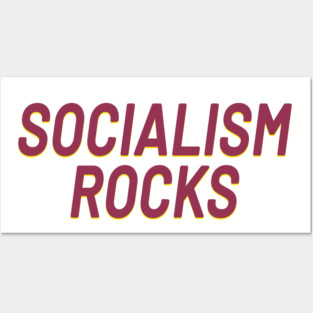 Socialism Rocks United States Socialists and Communism Rocks Posters and Art