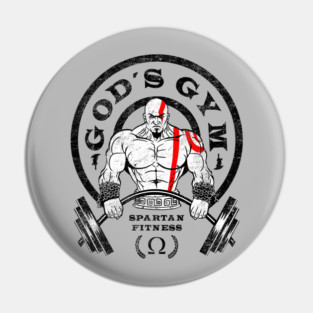 God's Gym Pin
