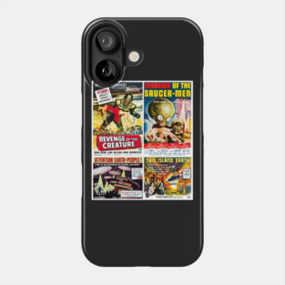 50s Sci-Fi Movie Poster Collection #5 Phone Case