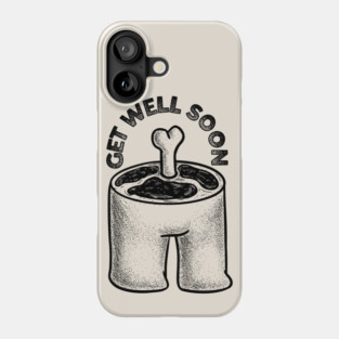 Get Well Soon (Black) Phone Case
