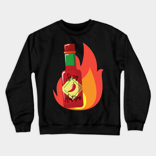 Spicy Autism, Flaming Hot! Perfect Gift for Proud Autistics Crewneck Sweatshirt