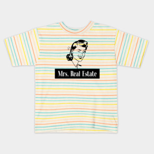 Mrs. Real Estate Kids T-Shirt