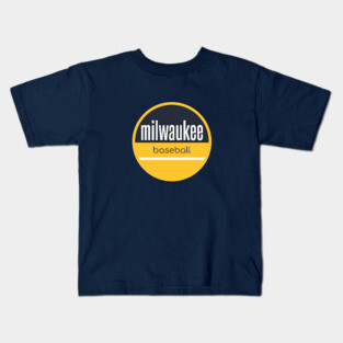 Milwaukee baseball Kids T-Shirt