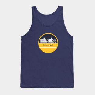 Milwaukee baseball Tank Top