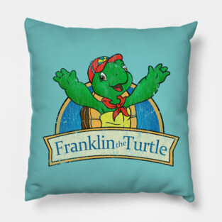 Vintage Franklin the turtle Pillow