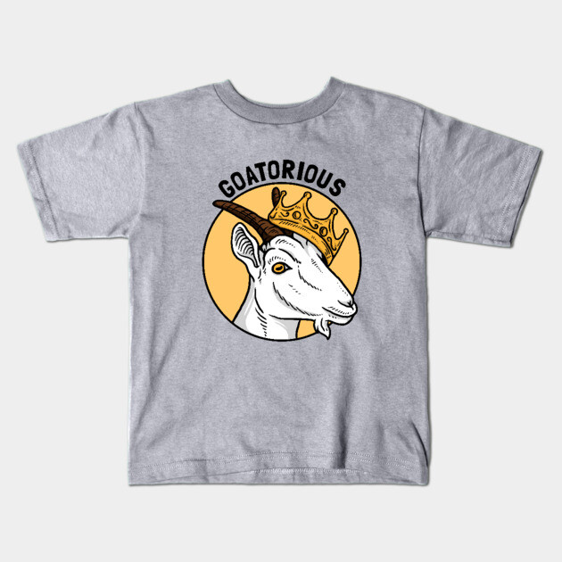 Goat-orious Kids T-Shirt by dumbshirts