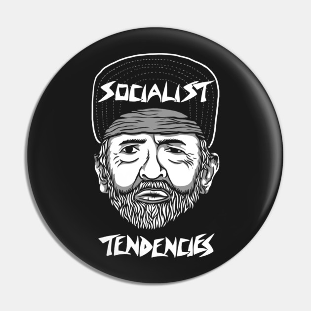 Socialist Tendencies Pin by dumbshirts