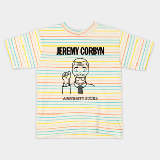 Jeremy Corbyn Austerity Sucks Kids T-Shirt