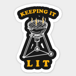 BBQ Keeping It Lit Magnet