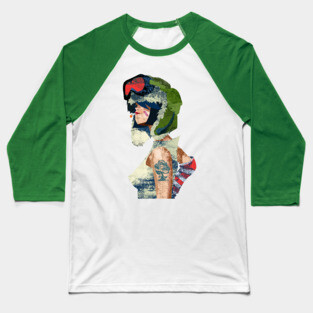 The Girl Who Loved Tanks Baseball T-Shirt