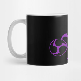 AT Bat Mitsudomoe purple Mug