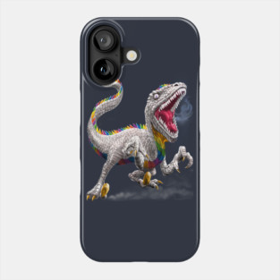 Rainbow Raptor Phone Case