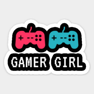 Gamer girl Sticker