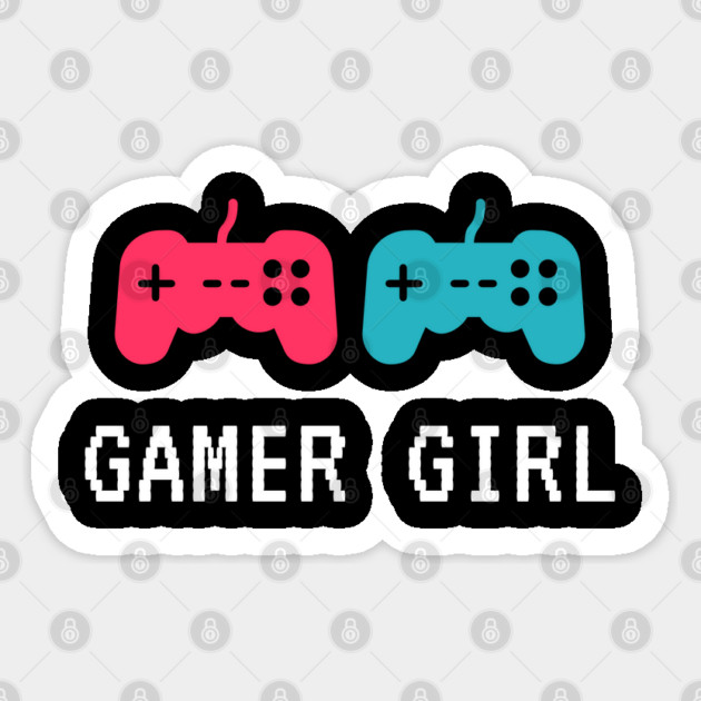 Gamer girl Sticker by Tshirtiz