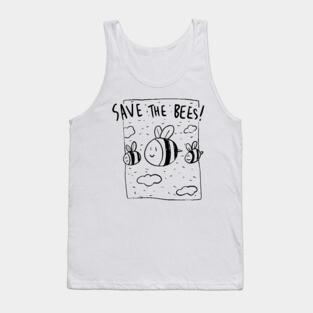 save the bees Tank Top