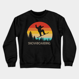 Snowboarding Crewneck Sweatshirt