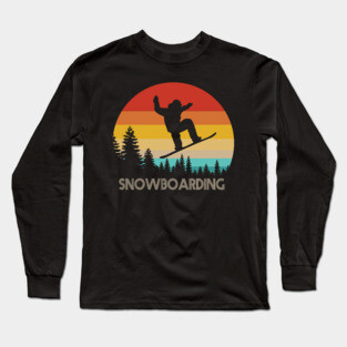 Snowboarding Long Sleeve T-Shirt